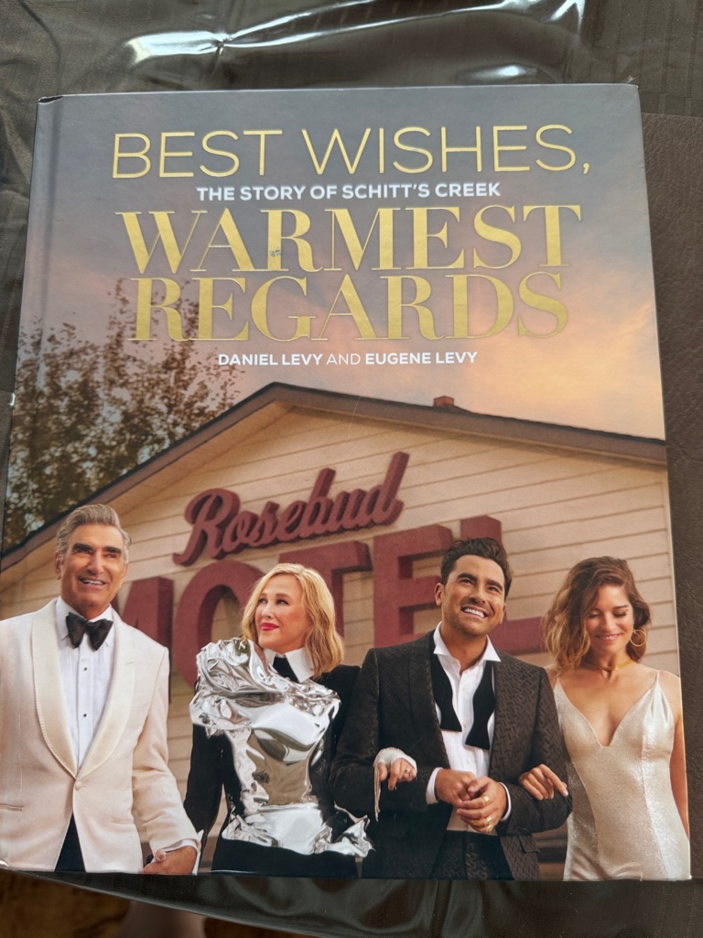 Best Wishes, Warmest Regards Hardcover Book - Gold & White Cover
Schitts Creek